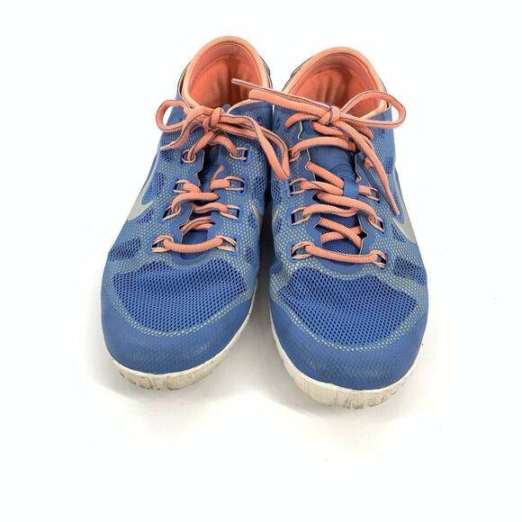 Nike Bionic Athletic Running Sneakers Size 7 Womens Bright Blue Orange Workout - Picture 2 of 7